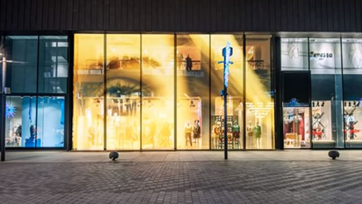 Retail Shopfront Transparent LED